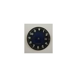 CADRAN BLEU NUIT INDEX BLANC POUR ETA 2824-2 DIAMETRE 32MM