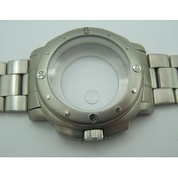 BOITIER AVEC BRACELET EN ACIER STYLE PANERAI LUMINOR POUR ETA 2824-2 SWISS MADE