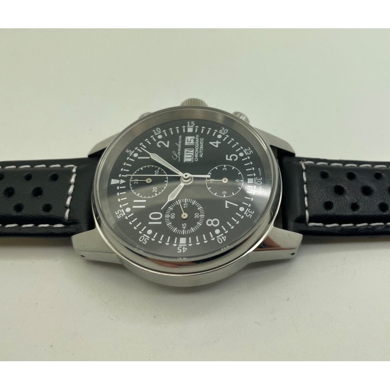 Montre Chronographe Emerich Meerson Automatique - Mouvement Valjoux 7750 - Occasion