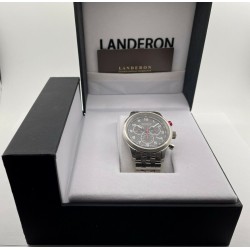 LANDERON CHRONOGRAPHE RACING CADRAN CARBONE MOUVEMENT SWISS RONDA