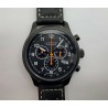 LANDERON CHRONOGRAPHE RACING BLACK PVD CADRAN CARBONE MOUVEMENT SWISS RONDA