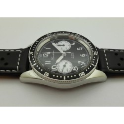 LANDERON CHRONOGRAPHE PILOTE PANDA  A REMONTAGE MANUEL