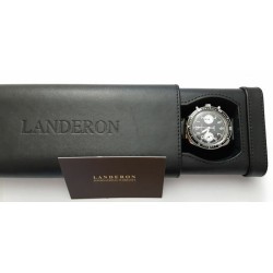 LANDERON CHRONOGRAPHE PILOTE PANDA  A REMONTAGE MANUEL