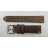 LANDERON BRACELET EN CUIR MARRON FLIGHT JACKET TAILLE 20