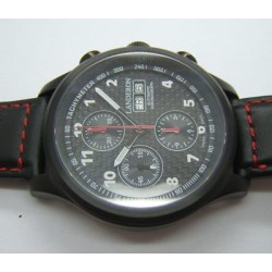 CHRONOGRAPHE LANDERON BOITIER ACIER BLACK PVD AUTOMATIQUE VALJOUX 7750 SWISS 