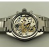 LANDERON CHRONOGRAPHE PANDA TRI-COMPAX A REMONTAGE MANUEL SAPHIR ETANCHE 10 ATM