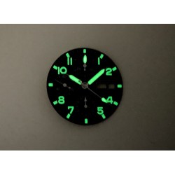 VALJOUX 7750 BOITIER CADRAN AIGUILLES LUMINOVA DIAMETRE 30MM