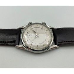 JAEGER LECOULTRE MEMOVOX EN ACIER A REMONTAGE MANUEL CAL K814 DE 1950