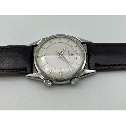 JAEGER LECOULTRE MEMOVOX EN ACIER A REMONTAGE MANUEL CAL K814 DE 1950