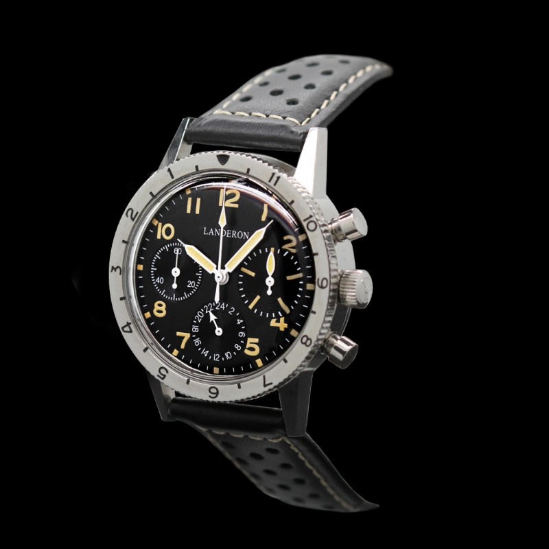 LANDERON CHRONOGRAPHE TYPE 20 TRICOMPAX A REMONTAGE MANUEL