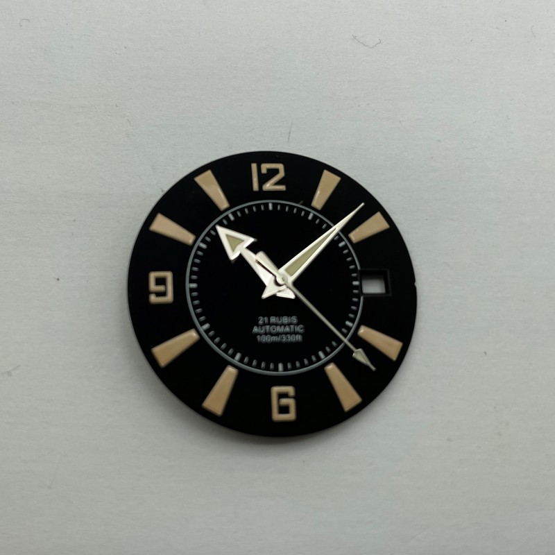Boîtier En Acier Inox Pour Mouvement Horloger Miyota OS10 - Argent - Neuf Avec Petits Défauts