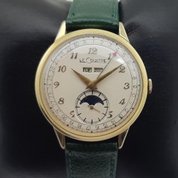 Jaeger lecoultre triple date phase de lune De 1953