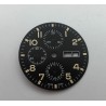 VALJOUX 7750 CADRAN TYPE MILITAIRE DIAMETRE 34MM VINTAGE INDEX BEIGE