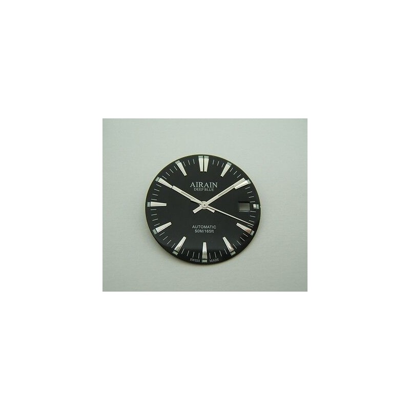 ETA 2824-2 CADRAN AIRAIN NOIR INDEX ACIER AIGUILLES DIAMETRE 28,50MM