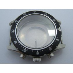 BOITIER EN ACIER POUR ETA VALJOUX 7750 RATTRAPANTE SWISS MADE DIAMETRE 40MM