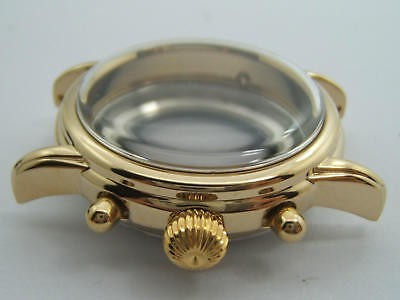 Boîtier Plaqué Or Pour Mouvement ETA Valjoux 7765 - Diamètre 37mm - Occasion Très Bon état