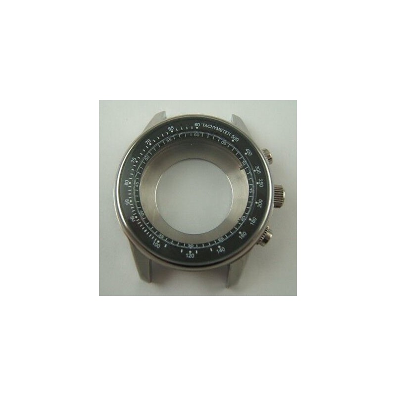 BOITIER EN ACIER POUR ETA VALJOUX 7750 SWISS MADE NEUF 46 MM