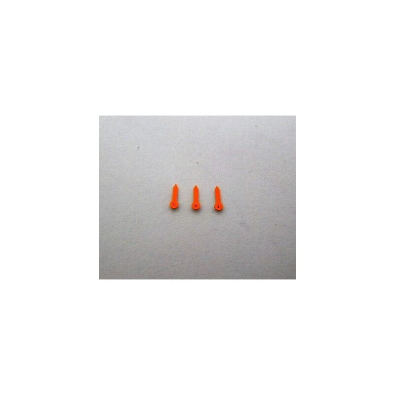 3 X AIGUILLES COULEUR ORANGE NEUVES POUR ETA VALJOUX 7750