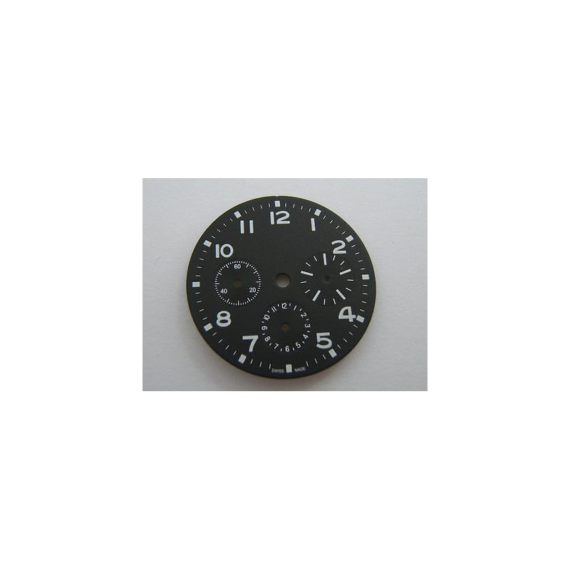 CADRAN TYPE BREGUET TYPE XX ANONYME 34MM DE DIAMETRE N.O.S..